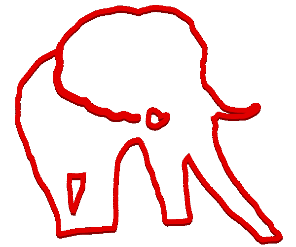 水を飲む象のＧＩＦアニメ animated gif elephant which drinks water