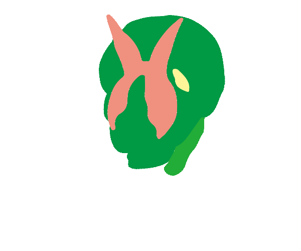 走るうさぎのＧＩＦアニメ animated gif Running rabbit