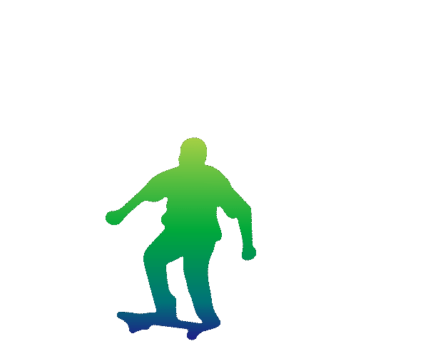 ジャンプするスケートボーダー２のＧＩＦアニメ animated gif skateboard jump